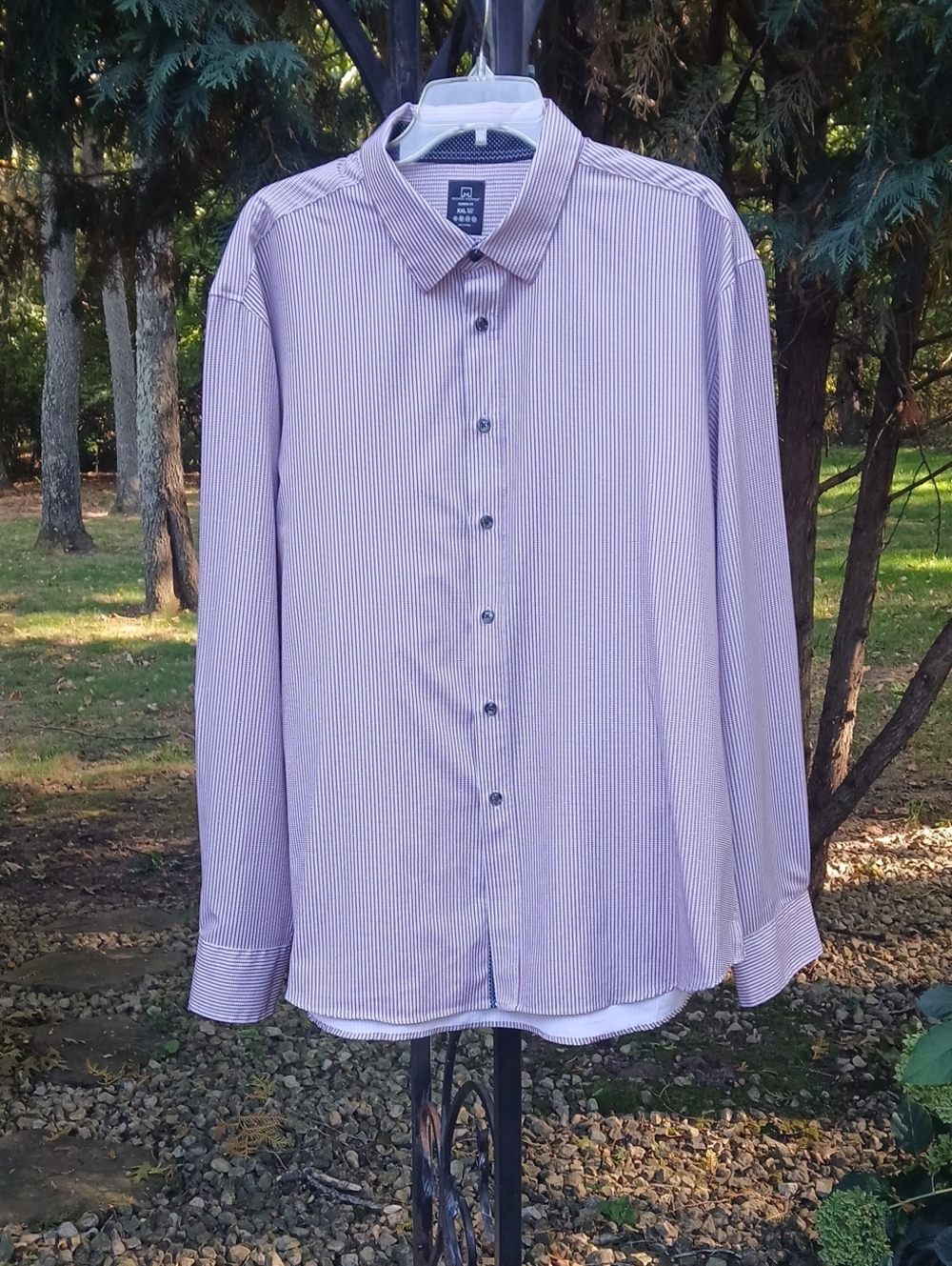 Michael Strahan Modern Fit Button Down Shirt Sz XXL 19-19.5